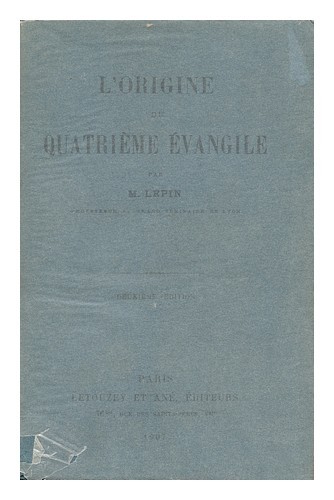 Lepin marius origine du - l',