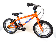 2023 Squish 14" Stage 2 Unisex Kids Bike Age 4-6 Low-Used VGC Orange Blue KB-247