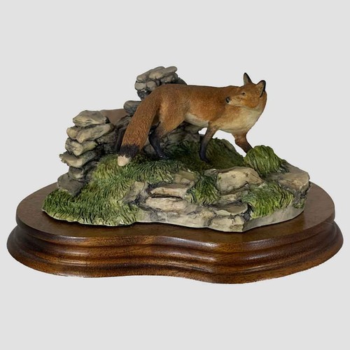 Fox looking back border fine - fox,