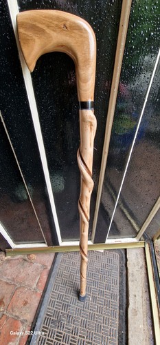 Unique hand carved walking