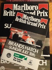 Marlboro British Grand Prix; Brands Hatch July 18th 1982; Official Programme