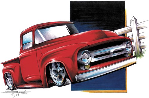 Ford pickup f100 hot - f100,