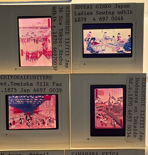 Lot slides of japanese - of,