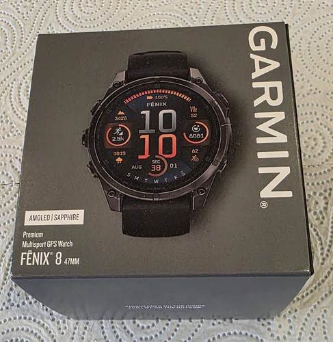 New sealed garmin fēnix 8 - new,