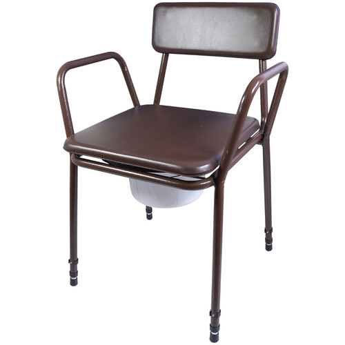 Height adjustable commode - height,