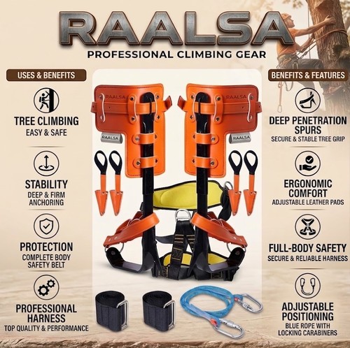 Tree climbing spikes set - tree,
