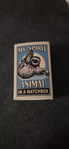 Sloth matchbox my - a,