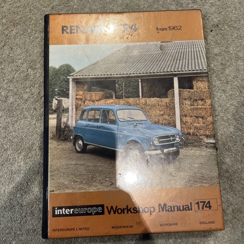 Renault r4 workshop - n.o.s,