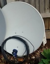 80 x 60 Offset Dish  Single 0.2  LNB  European Sats  E'Sail Oscar 100 Down-link