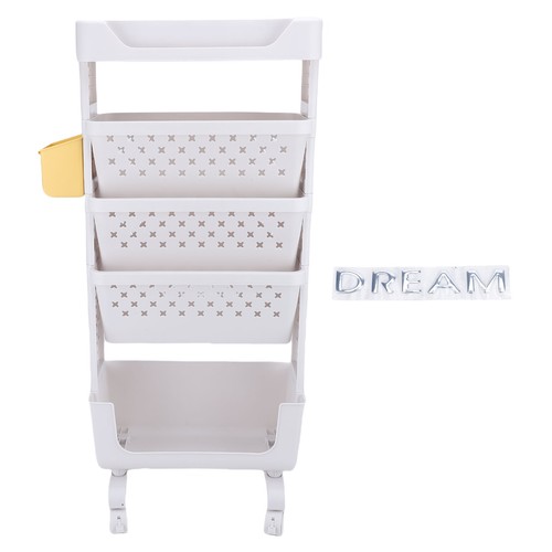 Tier mobile bookshelf cart - 5,