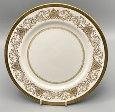 1ST QUAL  AYNSLEY IMPERIAL GOLD 194 BONE CHINA 10 1/2" DINNER PLATE ORIG. BAG