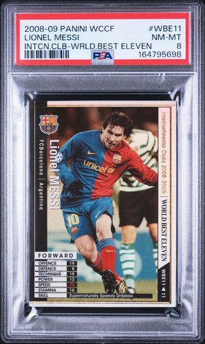 Psa lionel messi - 2008, panini