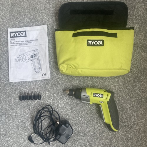 Ryobi csd41 drill driver - 4v,