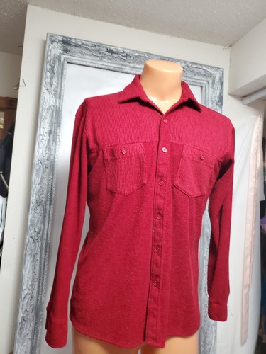 Vtg velour shirt - m,