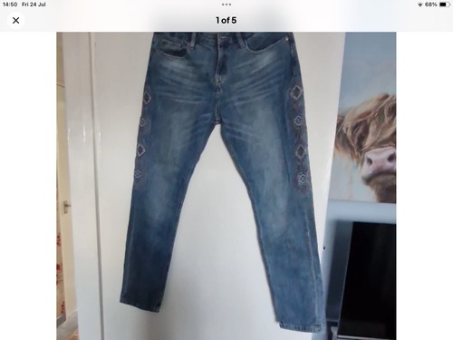 Women blue denim - f&f,