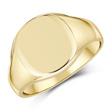 Men's 9ct Yellow Gold Signet