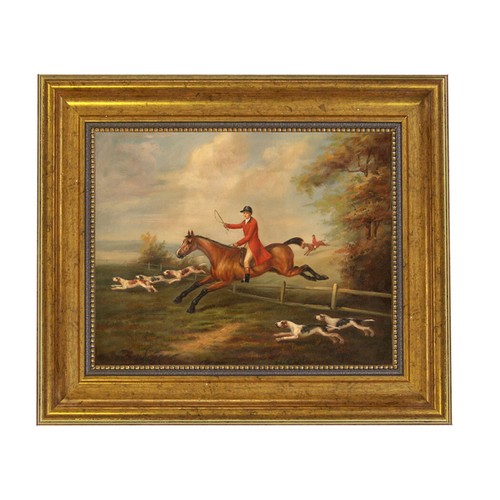 Fox hunting scene n - fox,