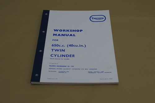 Triumph tr6 t120 genuine - triumph,