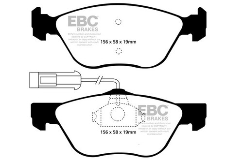 Ebc ultimax front - ebc, pads
