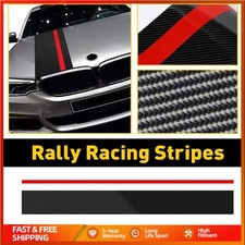 Universal Car stripes Rally Stickers Sports Racing Decal Fit Hood Bonnet Roof UK