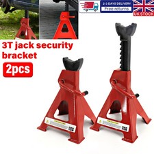 (2) Axle Stand 3 Ton Car Floor Jack Ratchet Heavy Duty Stand Car Caravan Bracket