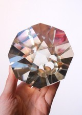 Large Crystal Glass Chaton