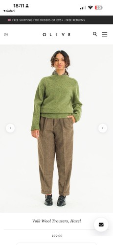 Olive clothing volk wool - olive,