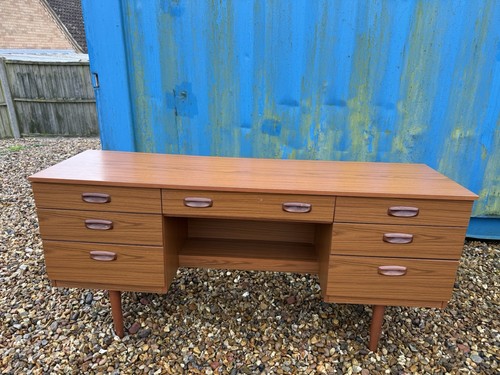 Retro teak schreiber kneehole - retro,