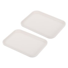 2 Pack 9x7" Fast Food Tray PP