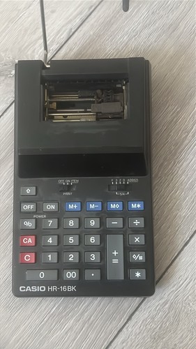 Casio 16bk printing - hr-16bk,