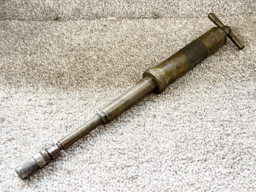 Vintage brass grease - vintage, gun