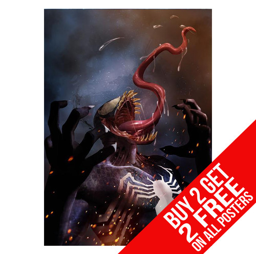 Venom marvel poster size - marvel,
