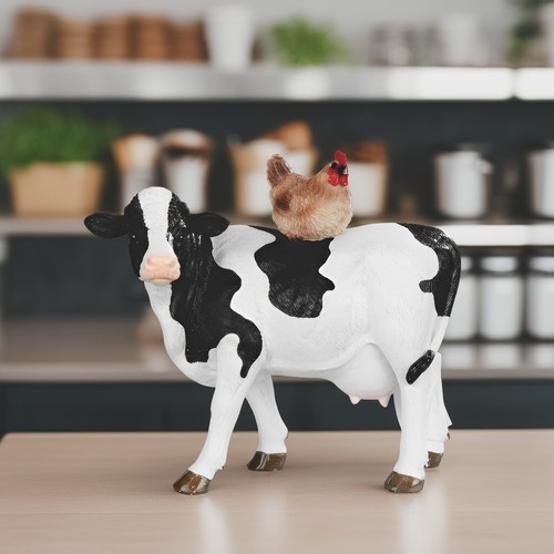 Cow hen standing - cow,