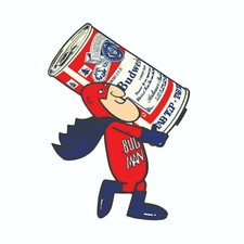 Budweiser Bud Man with Beer
