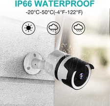 Wireless PTZ Security Camera WiFi Outdoor Smart IP CCTV HD IR Night View