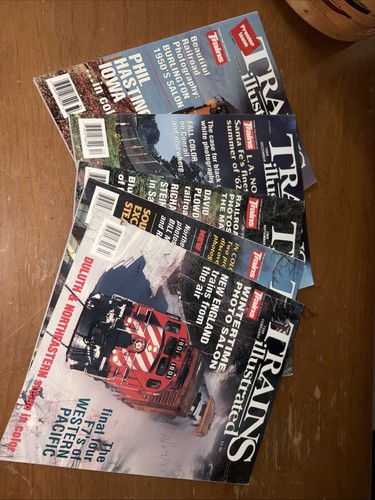 Trains illustrated magazines - 5,