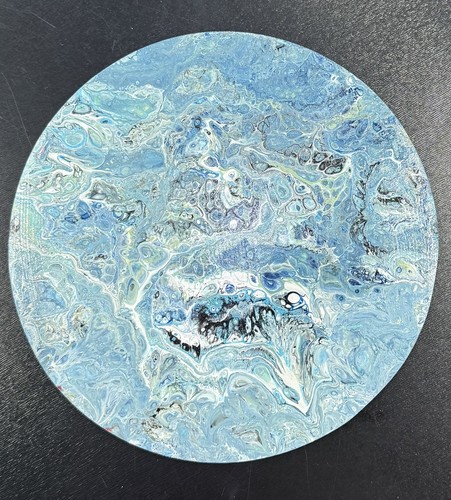 Original acrylic paint pouring - acrylic,
