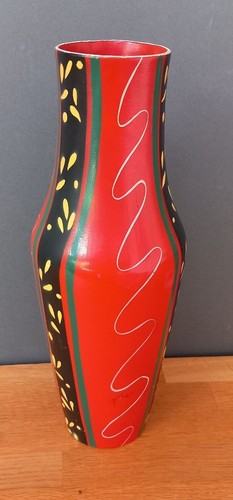 Vintage red and - red, black