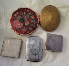 Vintage job lot powder - lot,