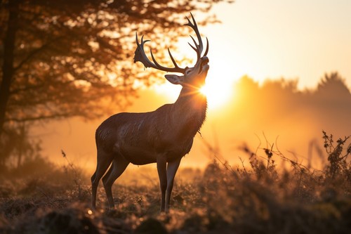 Stag deer animal canvas - stag,