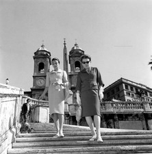 Audrey Hepburn walking her dog