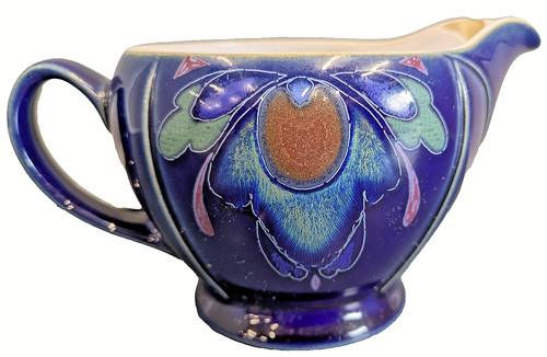 Denby baroque gravy jug blue - baroque,