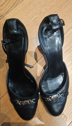 Gucci black leather shoes - gucci,