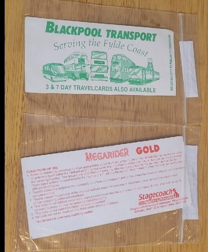 Blackpool transport ticket - blackpool,