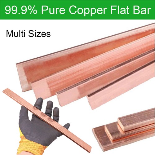 Copper flat bar pure - flat,