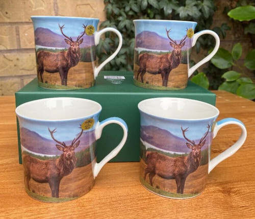 Stag coffee mug set deer - mug,