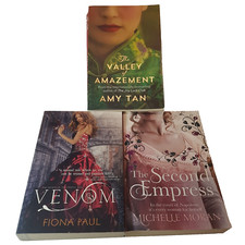The Valley Of Amazement, Venom, The Second Empress Historical mystery romance x3