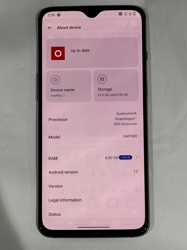 Oneplus 256gb - 7,