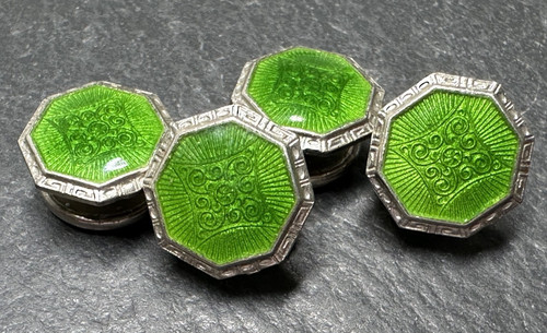 Vintage green guilloche - vintage,