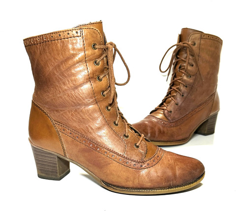 Ladies rieker brown leather - ladies,